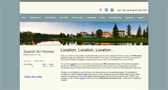Desktop Screenshot of mnrealestatehomesforsale.com